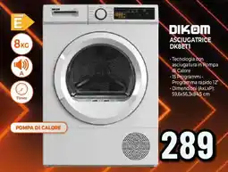 Extracoop DIKOM ASCIUGATRICE DK8ET1 offerta