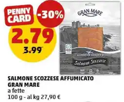 PENNY Gran mare salmone scozzese affumicato a fette offerta