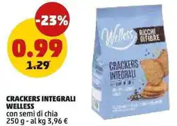 PENNY Crackers integrali welless con semi di chia offerta