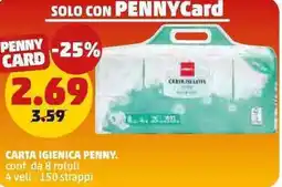 PENNY Carta igienica PENNY offerta