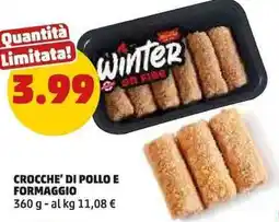 PENNY Crocche' di pollo e formaggio offerta