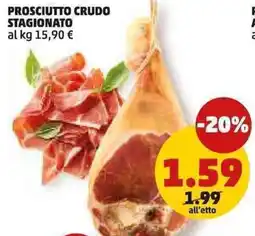 PENNY Prosciutto crudo stagionato offerta