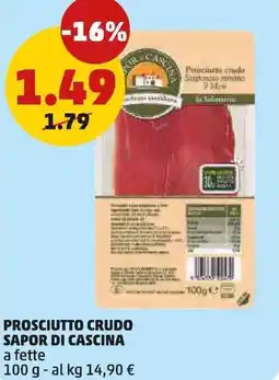 PENNY Prosciutto crudo sapor di cascina a fette offerta