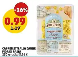 PENNY Cappelletti alla carne FIOR DI PASTA offerta