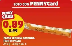 PENNY Pasta sfoglia rotonda fior di pasta offerta