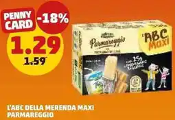 PENNY L'abc della merenda maxi parmareggio offerta