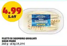 PENNY Filetti di sgombro grigliati GRAN MARE offerta