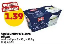 PENNY Soffio mousse di bianco MÜLLER offerta