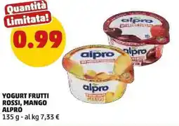 PENNY Yogurt frutti rossi, mango ALPRO offerta