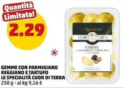 PENNY Gemme con parmigiano reggiano e tartufo le specialità CUOR DI TERRA offerta