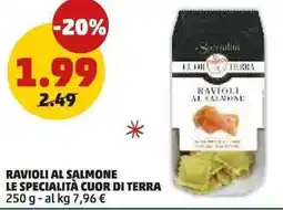 PENNY Ravioli al salmone le specialità CUOR DI TERRA offerta