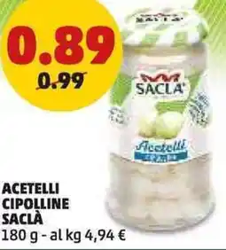 PENNY Acetelli cipolline SACLÀ offerta