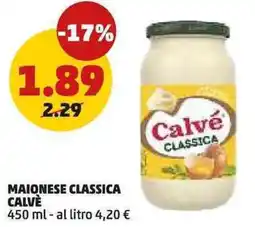 PENNY Maionese classica CALVÈ offerta