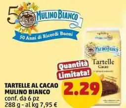 PENNY Tartelle al cacao MULINO BIANCO offerta