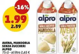 PENNY Avena, mandorla senza zuccheri ALPRO offerta