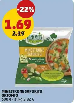 PENNY Minestrone csaporito ORTOMIO offerta