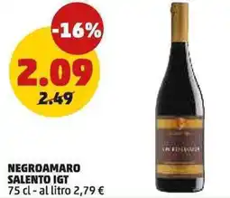 PENNY Negroamaro salento igt offerta