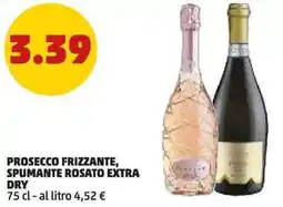PENNY Prosecco frizzante, spumante rosato extra dry offerta