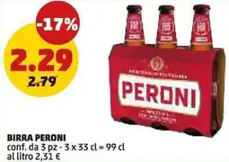 PENNY Birra PERONI offerta