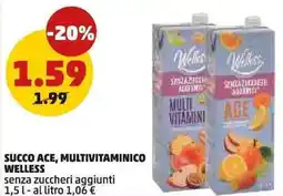 PENNY Succo ace, multivitaminico welless senza zuccheri aggiunti offerta
