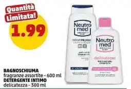 PENNY Neutro med bagnoschiuma e detergente offerta