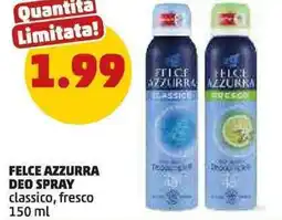 PENNY Felce azzurra deo spray classico, fresco offerta