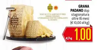 Maxi Supermercati Grana Padano 16 mesi offerta