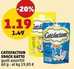 PENNY Catisfaction snack gatto offerta