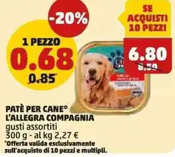 PENNY Patè per cane l'allegra compagnia offerta