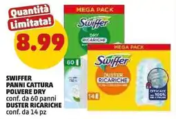 PENNY Swiffer panni cattura polvere dry e duster ricariche offerta