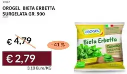 Prezzemolo e Vitale Orogel bieta erbetta surgelata offerta