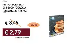 Prezzemolo e Vitale Antica forneria di recco focaccia formaggio offerta