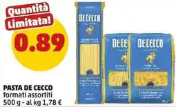 PENNY Pasta DE CECCO offerta