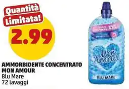PENNY Ammorbidente concentrato mon amour blu mare offerta