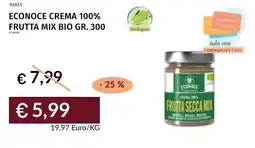 Prezzemolo e Vitale Econoce crema 100% frutta mix bio offerta