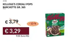 Prezzemolo e Vitale Kellogg's cereali pops barchette offerta