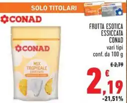 Conad Frutta esotica essiccata CONAD offerta
