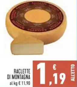 Conad Raclette di montagna offerta