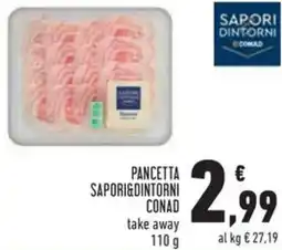Conad Pancetta sapori&dintorni conad take away offerta