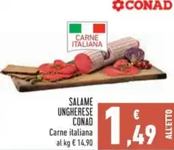 Conad Salame ungherese CONAD offerta