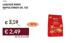 Prezzemolo e Vitale Loacker minis napolitaner offerta