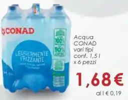 Conad Acqua CONAD offerta
