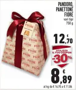 Conad Pandoro, panettone FIORE offerta