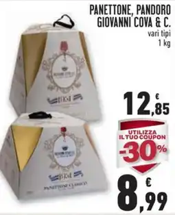 Conad Panettone, pandoro giovanni cova & c. offerta