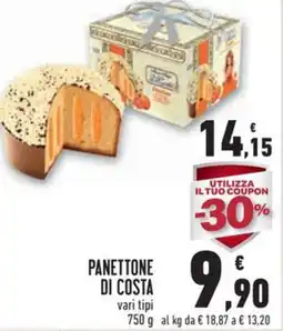 Conad Panettone di costa offerta