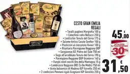 Conad Cesto gran emilia regali offerta