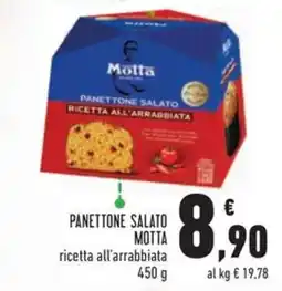 Conad Panettone salato motta ricetta all'arrabbiata offerta