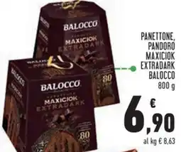 Conad Panettone, pandoro maxiciok extradark BALOCCO offerta