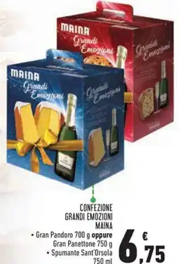 Conad Confezione grandi emozioni MAINA offerta