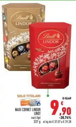 Conad Maxi cornet lindor LINDT offerta